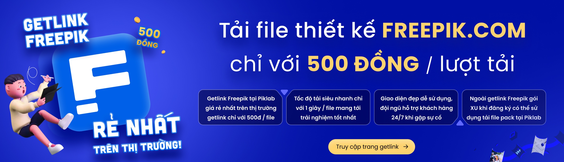 Trang chủ : Banner Getlink Freepik